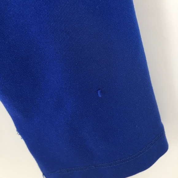 PINK Victoria’s Secret Athletic Pullover Top Blue Oversized Women’s Size Small - Picture 13 of 13